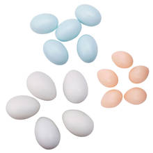 5pcs Plastic Fake Dummy Egg Hen Poultry Chicken Layer Coop Hatching Simulation-F1FB 2024 - buy cheap