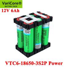 VariCore-batería para destornillador inalámbrico, 11,1 v/12,6 V, 18650 VTC6 3S2P, 6000mAh, 20 amperios, 12V 2024 - compra barato