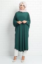 Элегантное мусульманское платье для женщин абаи макси платья с длинным рукавом хиджаб Djellaba Исламская одежда кафтан платье для молитвы S-5XL 2024 - купить недорого