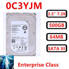 Novo original hdd para dell 500gb 3.5 "sata 6 gb/s 64mb 7200rpm para hdd interno para empresa classe hdd para 0c3yjm st500nm0011 2024 - compre barato