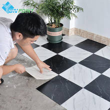 Adesivo de piso em pvc autoadesivo, para cozinha e renovar paredes, resistente ao desgaste, à prova d'água, telhas de mármore, filme decorativo de 30x30cm 2024 - compre barato