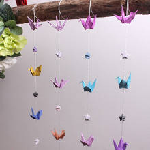 Premade Origami Crane Paper Garland with Folded Paper Lucky Star Garland for Wedding Decoration Birthday/Baby Shower Home Party 2024 - buy cheap