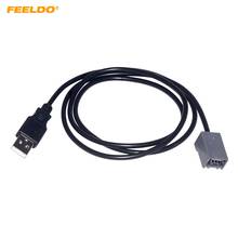 FEELDO Car Radio AUX Cable Female Port 2.0 USB Plug Audio Wire Adapter For Honda Civic/Accord/Odyssey Mitsubishi Lancer  #HQ6882 2024 - buy cheap
