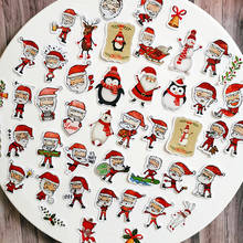 47PCS Christmas Santa Claus Stickers Crafts And Scrapbooking stickers book Student label Decorative sticker kids toys 2024 - buy cheap