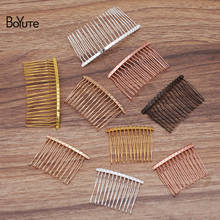 BoYuTe (20 Pieces/Lot) 12-15-20-25 Teeth Metal Iron Wire Hair Comb Base Diy Hair Jewelry Accessories Handmade Materials 2024 - buy cheap