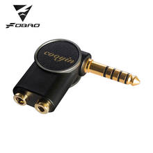 FDBRO New Audio 4.4mm balanced Adapter Male to 2.5mm 3.5mm Balanced Female Plug 24k Gold Plated L Connector Free Shipping 2024 - buy cheap