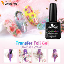 New Transfer Foil Gel Nail Art Design Manicure Venalisa 7.5ml Soak Off Enamel Gel Polish UV Gel Nail Polish Lacquer Varnish 2024 - buy cheap