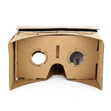 Ulter Clear DIY Cardboard 3D VR gafas de realidad Virtual para Smartphone imán de alta calidad DIY vasos de cartón Google 2024 - compra barato