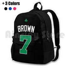 Jaylen Brown Jersey Outdoor Hiking Backpack Riding Climbing Sports Bag Tom Brady The Goat Patriots New England Bruins Gronk 2024 - buy cheap