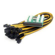 Power Module Breakout Board Kits with 12Pcs 6Pin to 6Pin Power Cable for HP 1200W 750W PSU GPU Mining Ethereum ETH 2024 - buy cheap