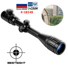 BESTSIGHT 4-16X40 AOE Optics Riflescope Red&Green Illuminated Sight Rifle Scope Sniper Gear For Hunting Scopes  Airsoft Rifle 2024 - buy cheap
