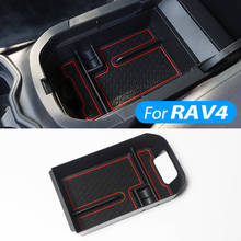 for Toyota RAV4 2019 2020 Car Center Console Armrest Storage Box Tray Organizer Anti-Slip Mats 2024 - buy cheap