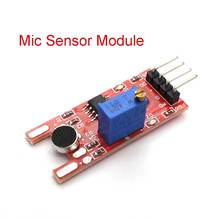 Módulo de sensor de som microfone com microfone para arduino, sensores analógicos e digitais de saída 2024 - compre barato