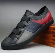 Мужские кожаные туфли без застежки, повседневная обувь, модная удобная обувь, лоферы, мужская обувь на плоской подошве для вождения, мужские мокасины, 2020 2024 - купить недорого