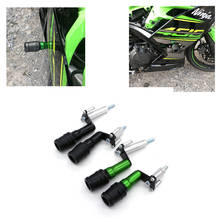 Мотоцикл Краш Pad Рамка слайдер защита от падения для Kawasaki Z400 Z 400 Ninja400 Ninja 2024 - купить недорого