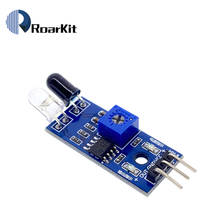 IR Infrared Obstacle Avoidance Sensor Module for Arduino Smart Car Robot 3-Wire Reflective Photoelectric New 2024 - купить недорого