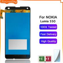 Nokia-tela de celular fix2vela para microsoft lumia 550, tela lcd sensível ao toque, substituição de peças 2024 - compre barato