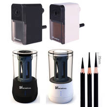 Tenwin-afiladores de lápices eléctricos, afilador de lápices automático, cuchillo Kawaii, batería/carga USB, suministros de papelería 2024 - compra barato