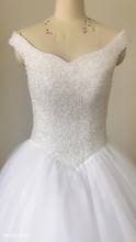Fansmile-vestido de novia ostentoso con hombros descubiertos, nuevo, de boda, personalizado, de talla grande, FSM-503F, 2020 2024 - compra barato