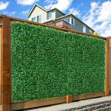 Искусственный забор, имитация забора, удобная многоцелевая сетка для газона, растений, декоративный забор из листьев для сада, двора 2024 - купить недорого