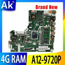 New!!! NM-B341 Laptop motherboard For Lenovo 320-15ABR Mainboard 320-15ABR motherboard W/ VGA(2G) DDR(4G) A12-9720P 2.7-3.6 MHZ 2024 - buy cheap