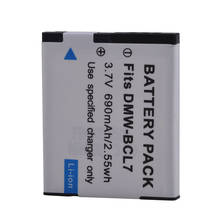 DMW-BCL7 bateria dmw bcl7 bcl7e bcl7pp, para panasonic lumix DMC-F5 fh10 fs50 sz10 sz9 8 sz3 xs3 xs1 câmera 2024 - compre barato