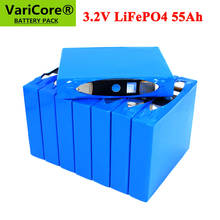 8-32pcs 3.2V 55Ah battery pack LiFePO4 phosphate 55000mAh for 4S 12V 24V 3C Motorcycle Car motor batteries modification Nickel 2024 - buy cheap