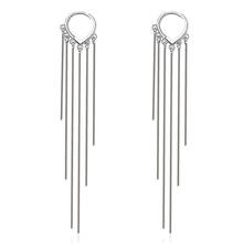 New 925 Sterling Silver Earrings Snake Bone Tassel Earrings For Women Jewelry Gifts 2024 - buy cheap