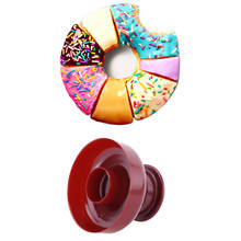 Molde de cozinha para decoração de sobremesas, molde de plástico para fazer donuts e sobremesas 2024 - compre barato