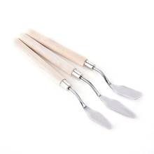 3Pcs/Set Painting Palette Knife Spatula Mixing Paint Stainless Steel Art Knife 2024 - buy cheap