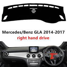 Taijs right hand drive car dashboard cover for Mercedes Benz GLA 2014-2017 fashion protective car dashboard pad for gla 14-17 2024 - buy cheap