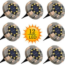 Solar Lawn Lights Garden Decoratio Lights Ground Lamp Outdoor Waterproof Garden Lights Pathway Yard Walkway Patio Lawn Path Lamp 2024 - buy cheap