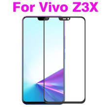 Película protetora para smartphone, 2 peças, vidro temperado, cola completa, para vivo, z3x, z3x 2024 - compre barato