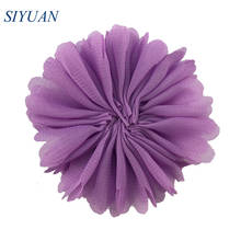 10pcs/lot 6cm Petite Ballerina Chiffon Flower 2.4 inch Handmade Hair Flower with Clip Kids Hairpin Accessories TH220 2024 - buy cheap