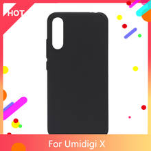 X capa fosca de silicone tpu macio, capa traseira para telefone umidigi x, slim, à prova de choque 2024 - compre barato