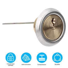 Home Hotel Office Security Copper C-Level Lock Core Round Safety Anti-Theft Interior Mechanical Door Lock Cylinder With 3 Keys 2024 - buy cheap