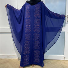 Vestidos africanos de 5 colores para mujer, ropa africana con diamantes de talla grande Dashiki, Abaya, Dubai, vestido musulmán, bata de Boubou de África 2024 - compra barato