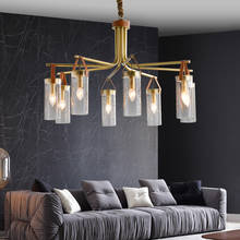 Light luxury chandelier brass living room lamp creative dining room lamp simple modern personality bedroom atmosphere Nordic 2024 - buy cheap