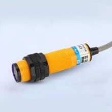Sensor de interruptor fotoelétrico reflexão difusa infravermelho três fio distância ajustável E3F-DS50P1 ds50p2 E3F-DS50Y1 E3F-DS50Y2