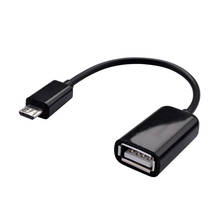 Micro USB папа к USB 2,0 Женский OTG кабель адаптер Кабели конвертер 2024 - купить недорого