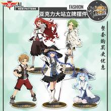 Mushoku tensei do anime: com desenhos animados, decoração de mesa, suporte de acrílico fofo para desenho animado, brindes de natal 2024 - compre barato