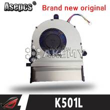 Akemy novo ventilador de refrigeração da cpu para For Asus k501ux a501l v505l k501lb5200 k501l 13nb08q1t01011 ns85b01-14m03 ventilador refrigerador frete grátis 2024 - compre barato