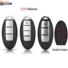 Kutery Remote Car Key Shell For Nissan Sunny Altima Maxima Murano Versa Teana 2/3/4Buttons Key Cover With Center Battery Holder 2024 - buy cheap