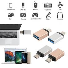 Type C Male To Universal Usb 3.0 Female Adapter Durable For Android Macbook Mini Type-C Smartphone USB C OTG Data Converter 2024 - buy cheap