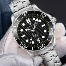2021 New PAGANI DESIGN Men Mechanical watch Luxury Waterproof Watch for men NH35 Sapphire crystal Dive wristwatch reloj hombre 2024 - buy cheap