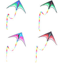 Hot !! Large delta kite for kids and adults single line easy to fly kite handle include 2024 - buy cheap
