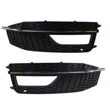 Fog Lamp Frame Front Bar Honeycomb Lower Grille For 2013-2015 Audi A4 B9 S-line S4  Sport Version 2024 - buy cheap