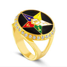 FDLK 2020 горячее мужское Ретро масонское кольцо золотое Ювелирное кольцо в стиле панк Свадебная мужская мода 2024 - купить недорого
