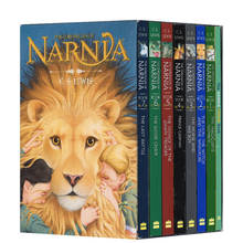 Conjunto caixa crônicas do narnia, 8 livros originais para crianças, livros em inglês, livro de história, livro, novas livros, adultos jovens 2024 - compre barato