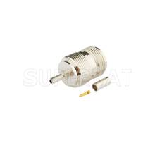 Superbat UHF обжимной гнездовой коаксиальный разъем для кабеля RG174 RG178 RG316 LMR100 2024 - купить недорого